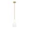 Z-Lite Farrell 1 Light Pendant, 7.25in. W x 13.75in. H, Modern Gold 3043P7-ROD-MGLD - alternate 3